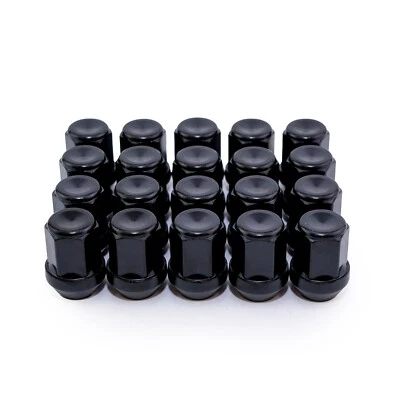 20x M14 x 1.5 Alloy Wheel Nuts 19mm Hex Black Bolts Fits CHRYSLER 300C 2004> - Image 1 of 2