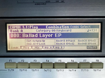 KORG TRITON LE61 LE76 LE88 replacement screen LCD GLASS display NEW !!! - Image 1 of 4