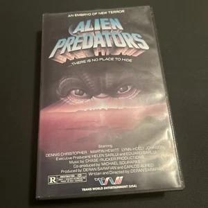 Alien Predators (1986 VHS) Dennis Christopher Cult Sci-Fi Classic RARE - Picture 1 of 10