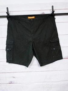 Lee Dungarees Mens Cargo Shorts Size 46 Black High Rise Pockets 100% Cotton - Picture 1 of 7