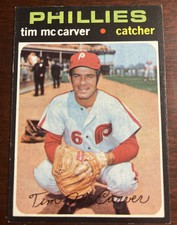 Tim McCarver 1971 Topps Base #465 Philadelphia Phillies VG-EX