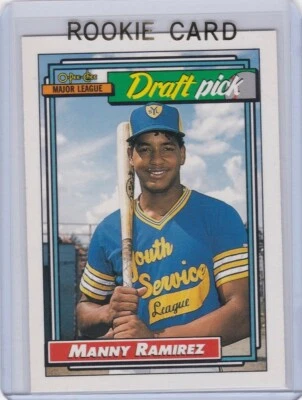 MANNY RAMIREZ ROOKIE CARD 1992 RARE O-Pee-Chee Version $$ RC Baseball RED SOX! - Image 1 of 2