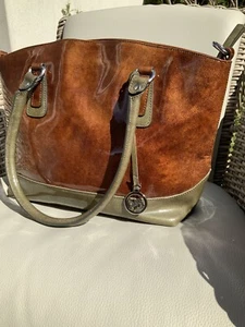 Salamander Tasche Braun Poliertes Leder - Bild 1 von 9