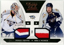2010-11 Luxury Suite Prime Pekka Rinne Shea Weber Dual Jersey 21/50 #87