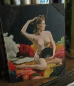 Souvenir of Richmond VA Nude Color Photo circa 1940s - Picture 1 of 2