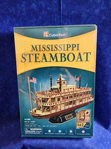 CubicFun 3D Puzzle Vessel Ship Steamboat Models Building Kit T4026h NEW SEALED - Picture 1 of 2