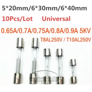 10 Stück Hochvoltsicherungen 5KV 0,65/0,7/0,75/0,8/0,9A 250V 8A für Induktionsherd - Bild 1 von 1