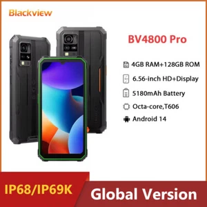 Global Version Blackview BV4800 Pro Rugged Phone 4+128GB 5180mAh 16MP Camera NFC - Picture 1 of 15