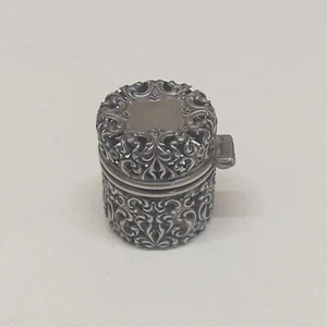 Porta filo argento sterling vintage alto 1,25" e largo 1 - Foto 1 di 7
