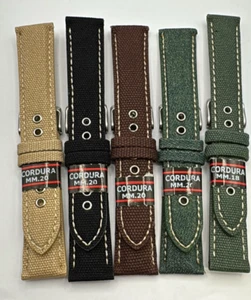 CINTURINO CORDURA WATER PROOF FORI CON RINFORZO IN METALLO 18-20-22mm KHAKI - Imagen 1 de 10