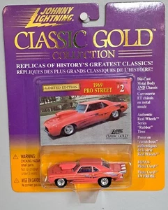 JOHNNY LIGHTNING 1/64 CLASSIC GOLD # 2 1969 PRO STREET - Picture 1 of 2