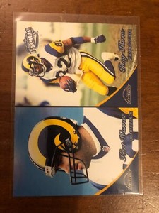 1999 Pacific Kurt Warner RC / Tony Horne St. Louis Rams