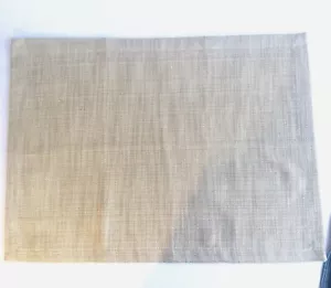 Placemats 4 pack Cotton Linen Blend Beige Natural Place Mats 19 x 14 inches - Picture 1 of 8