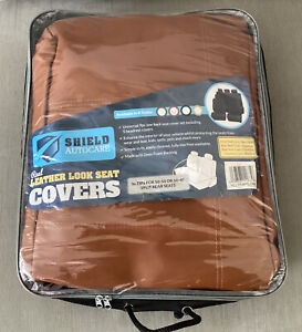 Shield Autocare Leather Look Seat Covers Universal Brand New