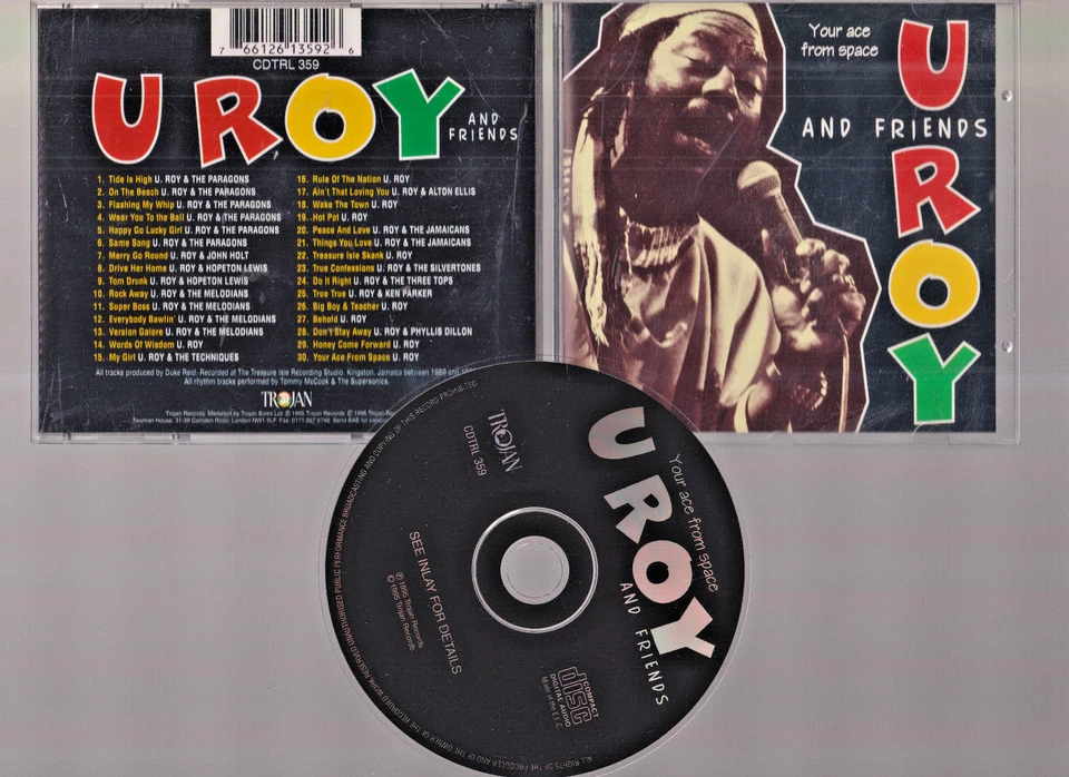 U-Roy - Your Ace from Space (CD, Aug-1995) Nice! #1224RB Foto 1 de 1