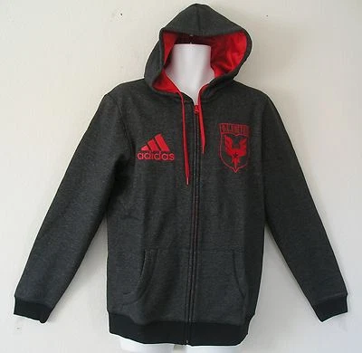 Adidas Raro DC UNITED HOODY Camiseta Sudadera Fútbol Fútbol Polar Chaqueta Talla M Foto 1 de 4