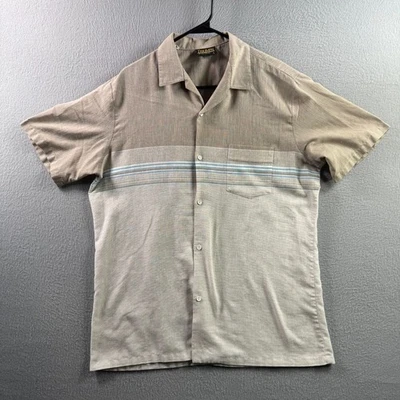 Camisa De Colección Triumph of California Para Hombre Grande Beige Poliéster Campamento Años 70 80 Foto 1 de 4