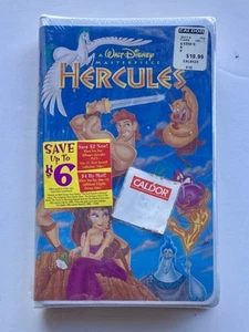 Hercules (VHS, 1997) Brandneu Versiegelt Walt Disney Meisterwerk Cartoon Film - Bild 1 von 2