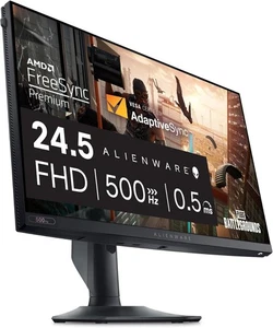 Alienware AW2524HF Gaming Monitor 24.5" 1080p 500Hz (Overclock) 0.5ms Display - Picture 1 of 12