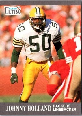 1991 Ultra Johnny Holland #173 Green Bay Packers Football Card - Image 1 of 2
