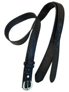 Duluth Trading Co Men's Ranger Leather Western Rugged Belt Black Size 38 - Picture 1 of 3