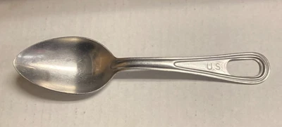 Vintage Silco WWII US ARMY Spoon Stainless Steel Field Mess Kit Utensil - Image 1 of 3