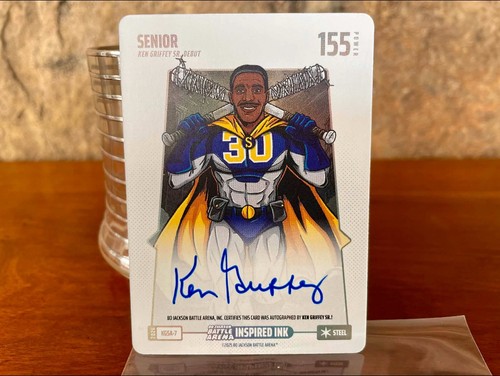 2026 Bo Jackson Battle Arena SENIOR 155 Power Ken Griffey Sr. Auto Steel KGSA-7