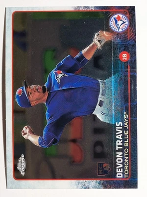 2015 Topps Chrome #184 Devon Travis RC - Image 1 of 2