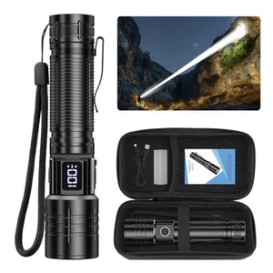 Flashlights High Lumens Rechargeable 20,000LM Super Bright LED Flashlight wit... - Picture 1 of 7