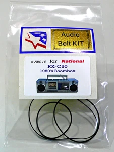 Belt KIT for National RX-C50 1980's Boombox - Foto 1 di 4