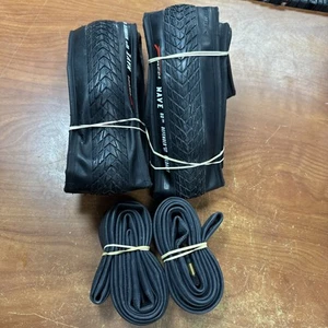 4PC Fincci Moped Nave Defender Nylon Belt Tire&Tube, 60 TPI, 700x35c 37-622, 28" - Picture 1 of 4