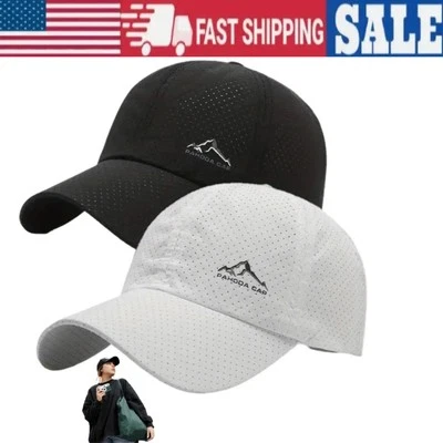 2 PIEZAS Sombreros de Camionero Gorras de Béisbol Versátiles Verano Sol Sombrero Deportes Gorra de Béisbol Foto 1 de 4