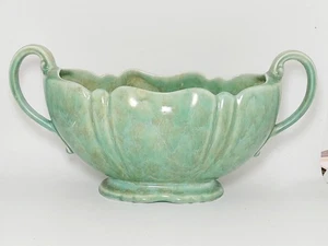 Vintage Crown Devon A529 Keramik hellgrüne Mantelvase mit 2 Henkeln 12" x 6" x 4" - Bild 1 von 12