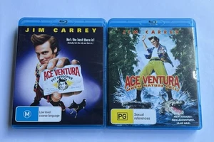 Ace Ventura Pet Detective 1 & 2 Blu-Ray - When Nature Calls - Region B - Foto 1 di 5