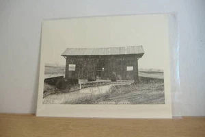 WILSONS MILL~COVERED BRIDGE~LITHOGRAPHIC PRINT~WM ERNY - Picture 1 of 2