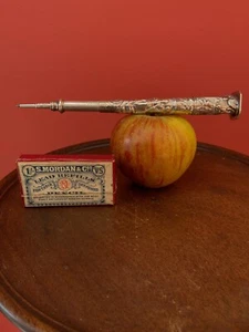 Antique C1880 Silver novelty converted 17th C Needle case marked S Mordan pencil - Picture 1 of 14