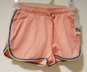 NWT Tea Collection Rainbow Binding Track Shorts Girl's Size 4 - Picture 1 of 1