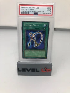 2002 The Legend of Blue Eyes White Dragon 1st Ed Electro-Whip PSA 9 - Picture 1 of 2