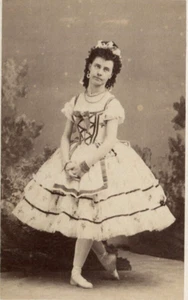 Antique CDV Photographs Disderi Maria Baratte Dancer - Picture 1 of 8