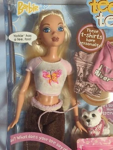 My Scene Tees Tees BARBIE Bambola Moda Cane & Accessori 2004 Mattel SIGILLATA - Foto 1 di 10
