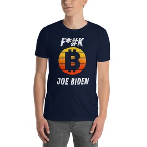 F*#K Joe Biden F Joe Biden, camicia Bitcoin - Foto 1 di 4