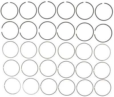 Juego de anillos de pistón de motor Mahle 51786CP Foto 1 de 4