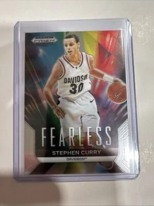 2024 Panini Prizm Draft Picks - Fearless Silver Prizm #19 Stephen Curry - Picture 1 of 2