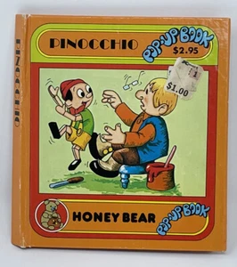 1982 Pinnocchio Pop-Up Book Honey Bear Modern Promotions Publications HC - Picture 1 of 10