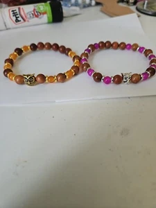 Bracelets Owl/leopard - Picture 1 of 5
