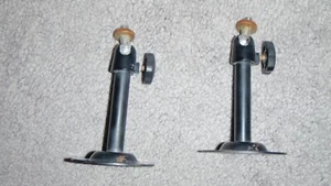 Camera Brackets Black Metal adjustable  Lot Of 2 Brackets - Imagen 1 de 3