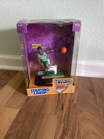 Magic Johnson BACKBOARD KINGS NBA Starting Lineup Michigan State 1999 Edition Cover