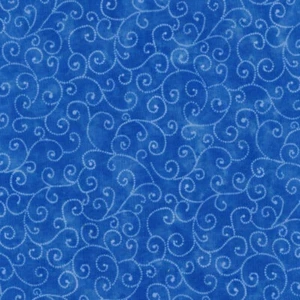 MODA FABRICS MARBLES SWRILS #9908-43 "BLUE BTY - Picture 1 of 1