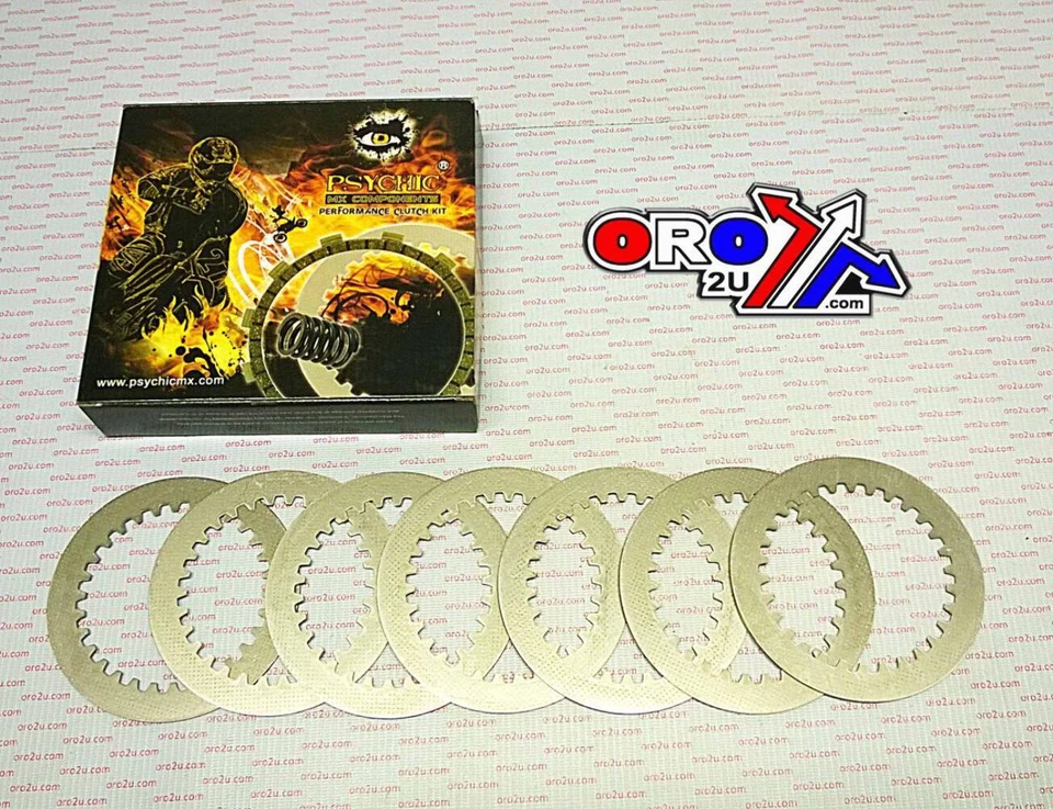 JUEGO PLACA EMBRAGUE ACERO/7 KDX200, KAWASAKI KX125 1993, MX-03532S Foto 1 de 1