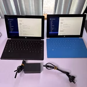 2x Microsoft Surface Windows RT 32GB Model 1516 2GB RAM Keyboard *1x AC Adapter* - Picture 1 of 23